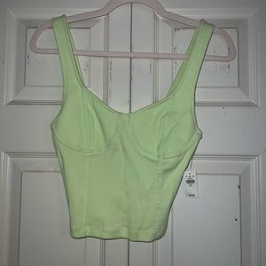 Aerie casual ripped corset tank